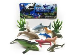 3.5-5inch Ocean Animal Set(10in1) toys