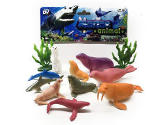 3.5-5inch Ocean Animal Set(10in1) toys