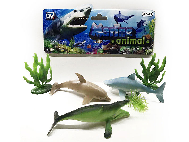 4.5-6inch Ocean Animal Set(3in1) toys