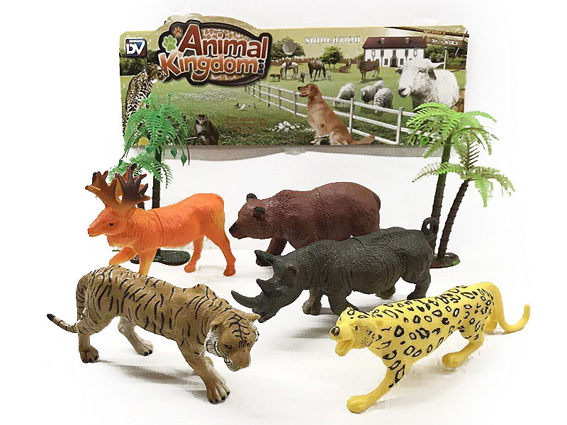 6-6.5inch Animal Set(5in1) toys