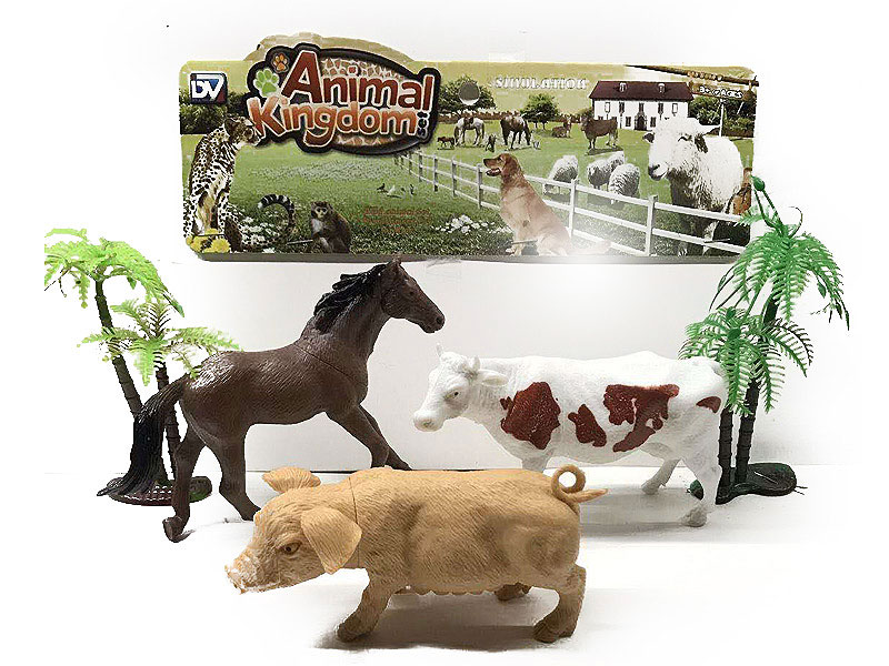 6-6.5inch Farm Animal Set(3in1) toys