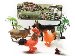 6-6.5inch Farm Animal Set(5in1) toys