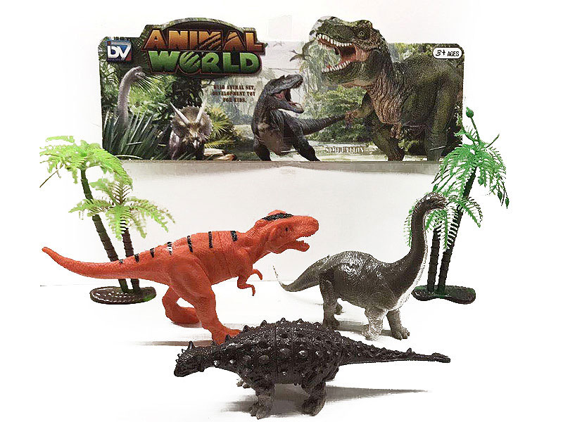 6-6.5inch Dinosaur Set(3in1) toys