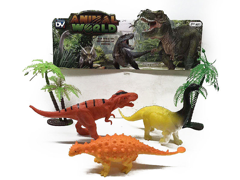 6-6.5inch Dinosaur Set(3in1) toys