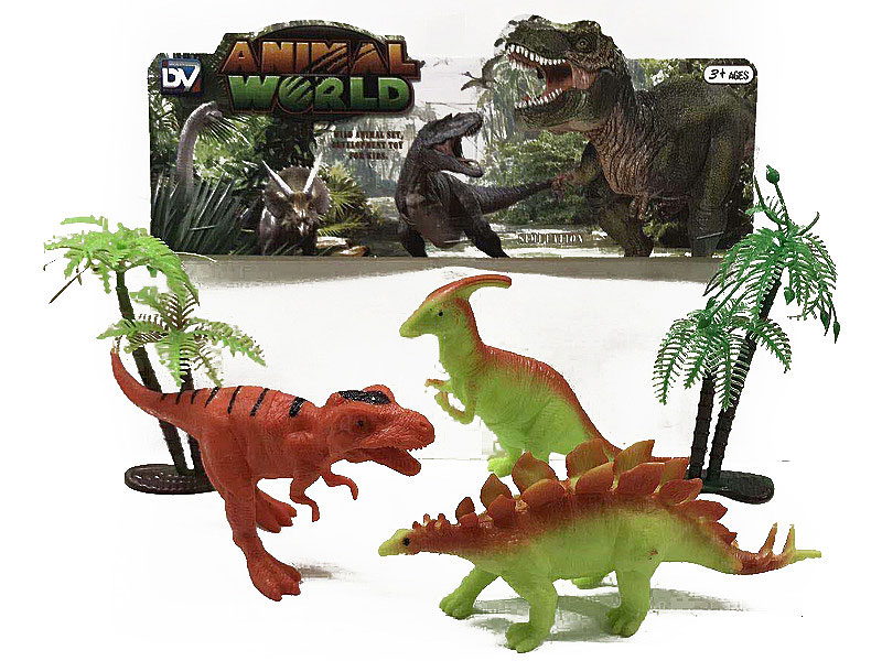 6-6.5inch Dinosaur Set(3in1) toys