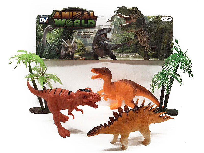 6-6.5inch Dinosaur Set(3in1) toys