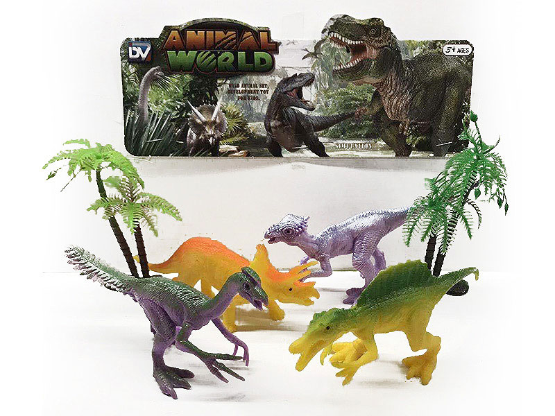 6-6.5inch Dinosaur Set(4in1) toys