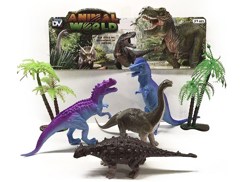 6-6.5inch Dinosaur Set(4in1) toys