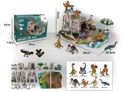 Dinosaur Set & Puzzle Set(28pcs) toys