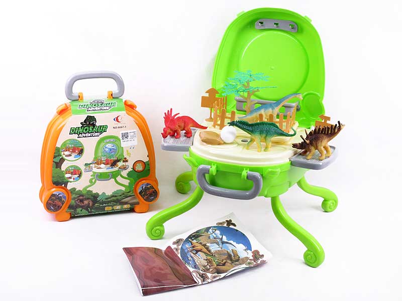 Dinosaur Set W/L_M(2S) toys