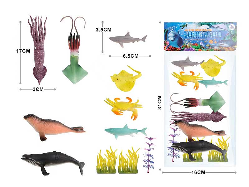 Ocean Animal Set(11pcs) toys