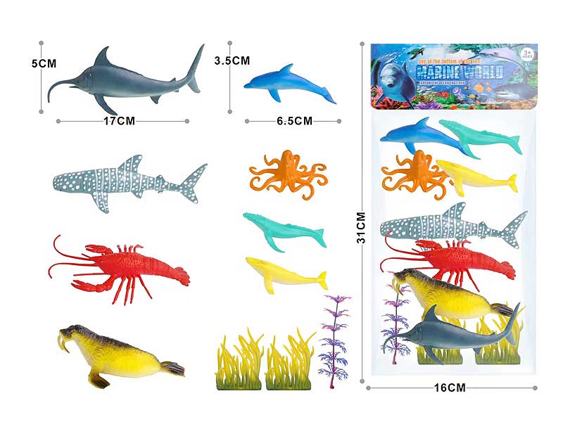 Ocean Animal Set(11pcs) toys