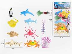 8inch Ocean Animal Set(9in1)