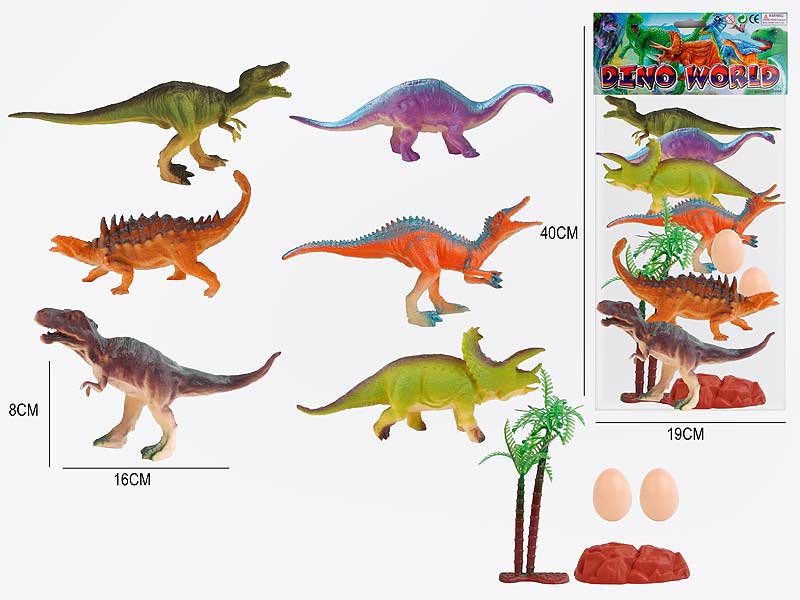 6.5inch Dinosaur Set(6in1) toys