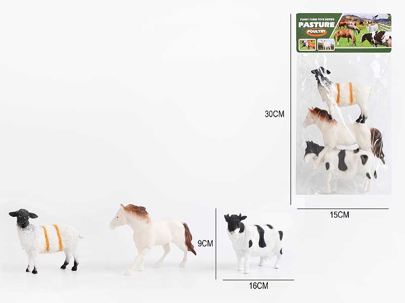 6.5inch Farm Animal(3in1) toys