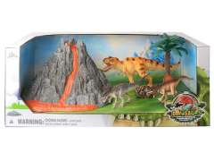 Dinosaur Volcano Model Set