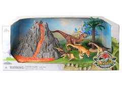 Dinosaur Volcano Model Set