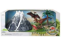 Dinosaur Snow Mountain Model Set