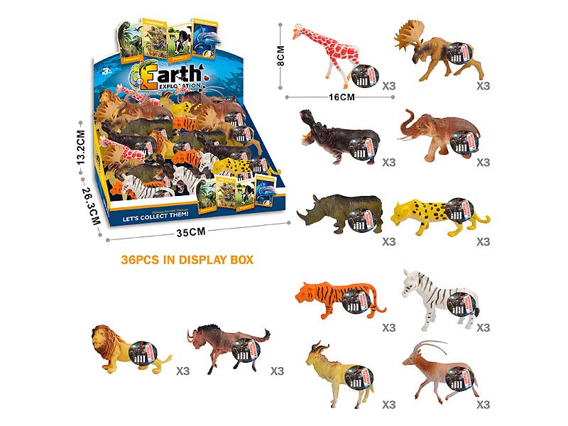 6.5inch Animal(36in1) toys