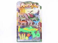 Animal Set & Toy Gun