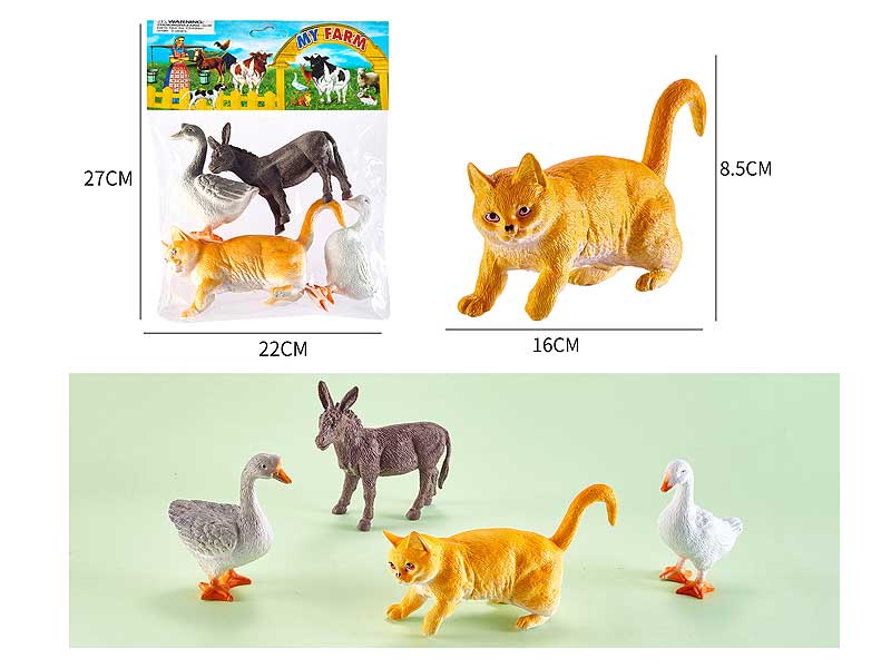 Farm Animal(4in1) toys