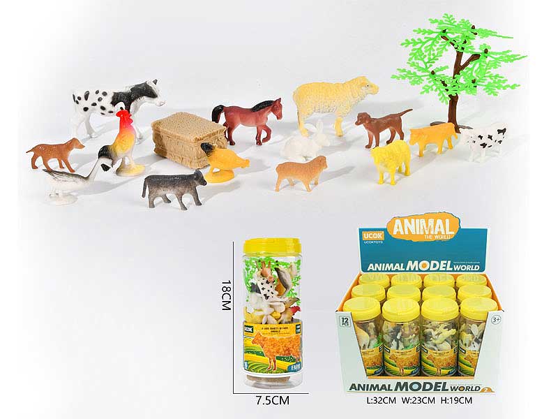 Field Animal Set(12in1) toys