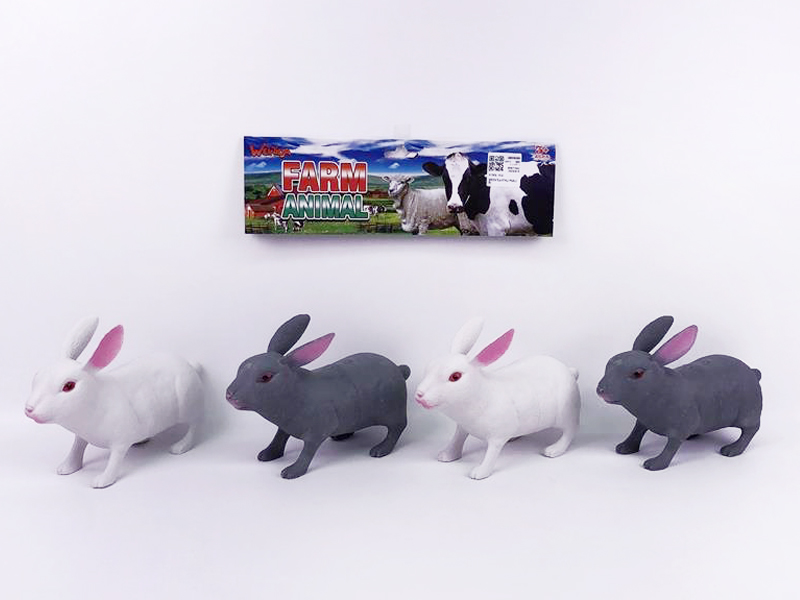 8inch Rabbit(4in1) toys