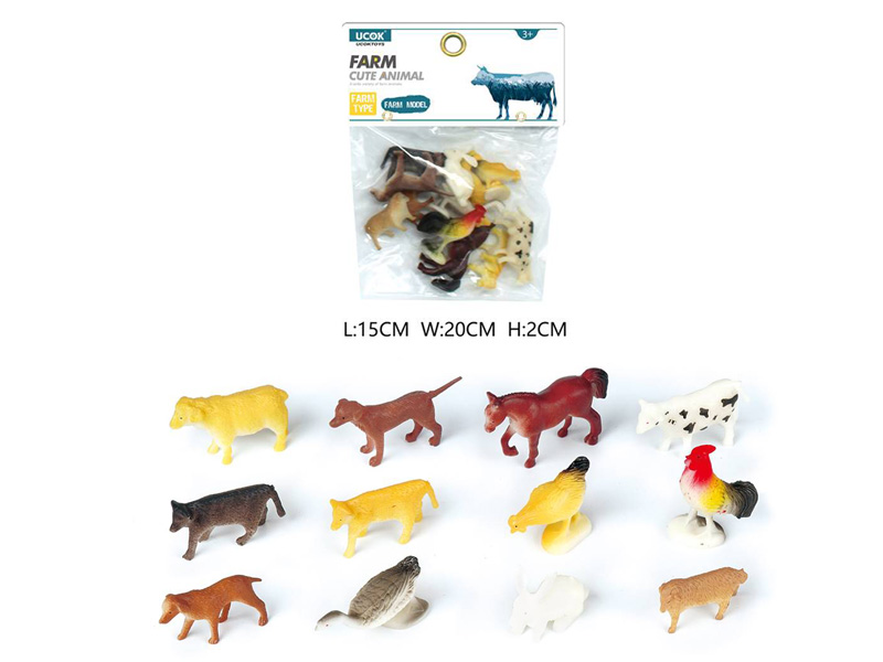 2inch Field Animal(12in1) toys