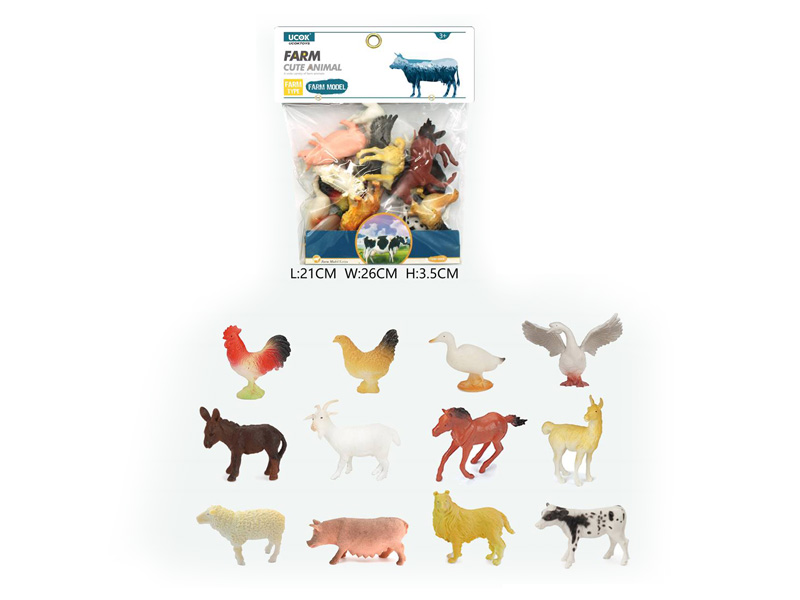 4inch Field Animal(12in1) toys