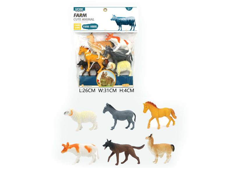 5inch Field Animal(6in1) toys