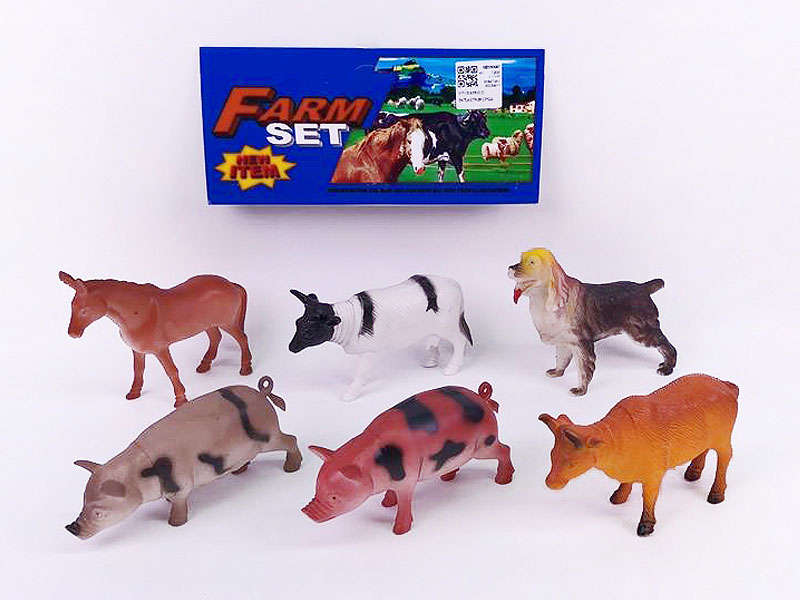 6inch Farm Animal(6in1) toys