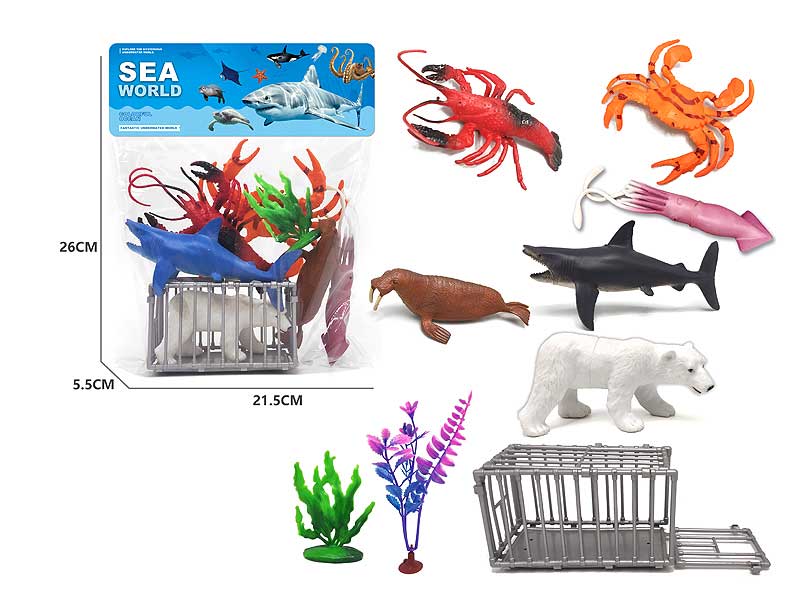 Ocean Animal Set(6in1) toys