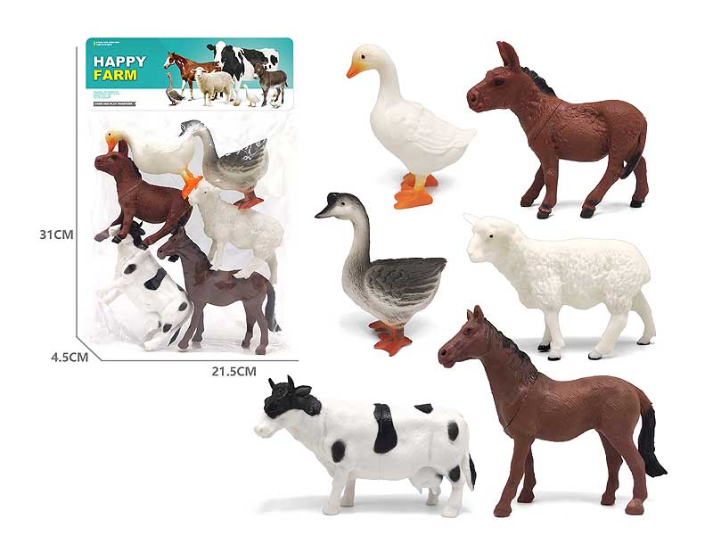 Farm Animal(6in1) toys