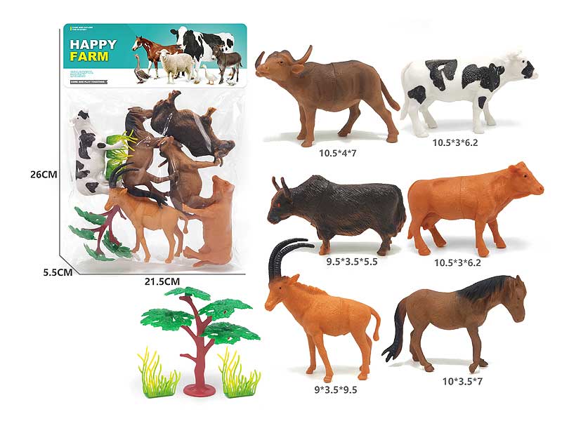 Farm Animal(6in1) toys