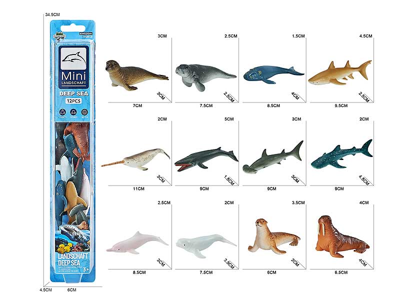 Ocean Animal(12in1) toys