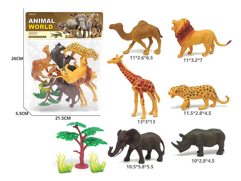 Wild Animal(6in1) toys