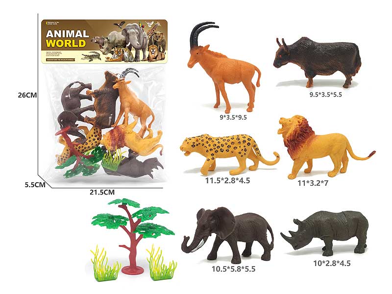 Wild Animal(6in1) toys