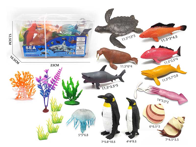 Ocean Animal Set(12in1) toys