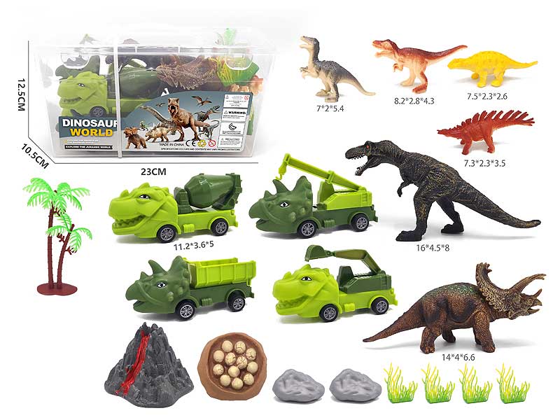 Dinosaur Set & Pull Back Car toys