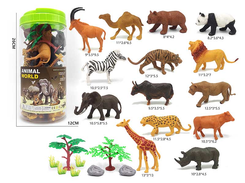 Wild Animal Set(14in1) toys