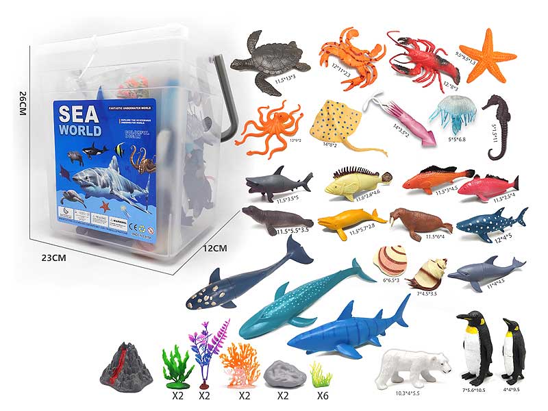 Ocean Animal Set(26in1) toys