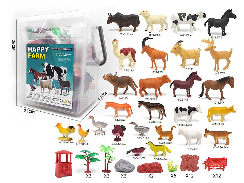 Farm Animal Set(26in1) toys