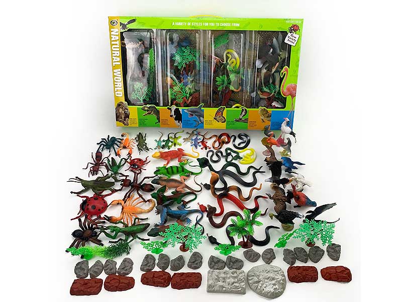 Hexxapod Set & Lizard Set & Snake Set & Bird Set(48in1) toys