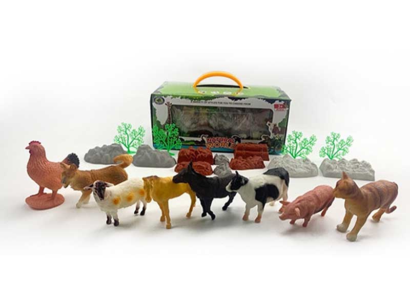 Farm Animal Set(8in1) toys