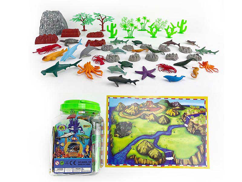 Ocean Animal Set(25in1) toys