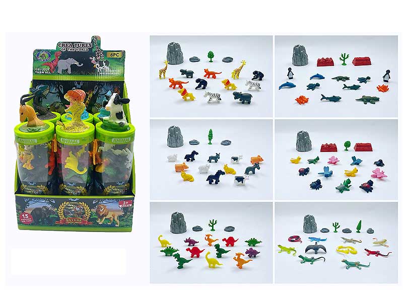 Animal Set(6in1） toys