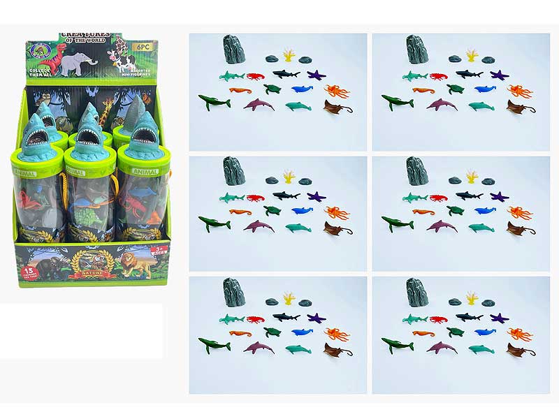 Ocean Animal Set(6in1) toys