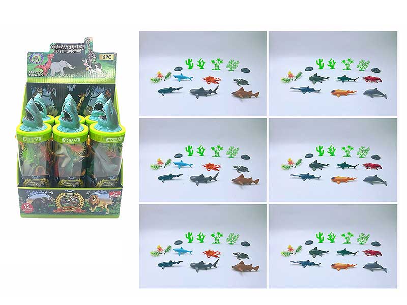 Ocean Animal Set(6in1) toys