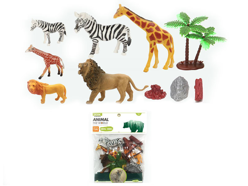 4-5inch Animal Set(6in1) toys