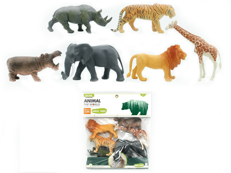 8inch Animal(6in1) toys